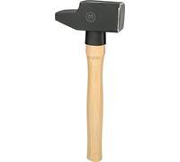 KS Tools 142.1034 Marteau de serrurier, manche en hickory, forme française | Marteau rivoir manche frêne, 2000 g, manche ergonomique