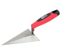 KS Tools 144.0235 Truelle triangulaire lame acier manche bi-composant 160 | Truelle triangulaire - lame acier - manche bi-composant - 160 mm