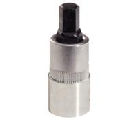 KS Tools 150.2153 - Douille 5 pans pour étrier de frein, 10mm - Version courte - En Chrome Vanadium - Tête brunie