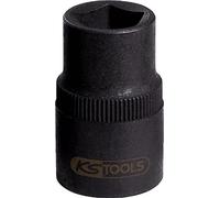 KS Tools 150.2154 - Douille 5 pans pour étrier de frein, 14mm - Version courte - En Chrome Vanadium - Tête brunie