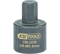 KS Tools 150.2228 - Douille tournevis 6 pans pour étrier de frein 3/8" - 8 mm - En Chrome Vanadium - Brunie