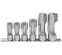 KS Tools 150.3805 - Coffret de douilles spéciales - Profil spécifique à 6 pans - Montage par le haut ou par le coté des thermostats, etc - En Chrome Vanadium - 6 pièces