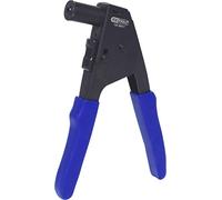 KS Tools 150.9650 Pince à Riveter - Avec rivets - Poignées Bleus | Pince à riveter avec rivets plastique, chrome vanadium