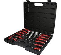 KS Tools 151.1150 Coffret tournevis Ergotorque PLUS max 13pieces | Jeu de tournevis a lame traversante ERGOTORQUEmax, 13 pcs., précision de serrage, chrome vanadium