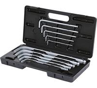 KS Tools Jeu de clés mâles 6 pans 151.2150 – 10 pièces tête sphérique intérieur
