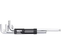 KS TOOLS 151.2180 Jeu de 8 clés mâles 6 pans llen tête sphérique | Jeu de 8 clés mâles 6 pans extra-longues à tête sphérique , 2 à 10 mm, chrome vanadium