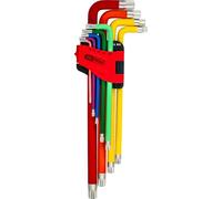 KS Tools 151.4510 Jeu de clés mâles coudées multi-dents (XZN), XL, 9 | Jeu de clés mâles XZN®, XL, 9 pièces