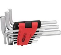 KS Tools – Jeu de clés mâles coudées 151.4540, 6 pans, 9 pièces 1/16–3/8 pouces