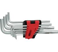 KS Tools 151.5020 6 pans intérieurs Jeu de clés mâles coudées 1/16 pouces, 5/64 pouces, 3/32 pouces, 1/8 pouces, 5/32 pouces, 3/16 pouces, 7/32 pouces, 1/4