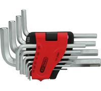 KS Tools Jeu de clés Allen KS Tools, dans un support à charnière, 10 pièces 1/16"-3/8", avec douille hexagonale Quantité:1