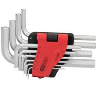 KS Tools 151.5080 6 pans intérieurs Jeu de clés mâles coudées 1.5 mm, 2 mm, 2.5 mm, 3 mm, 4 mm, 5 mm, 6 mm, 7 mm, 8 mm, 10 mm 10