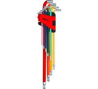 KS Tools 151.5210 TX Jeu de clés mâles coudées T 10, T 15, T 20, T 25, T 27, T 30, T 40, T 45, T 50 9 pièces