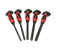 Chasse-goupilles - Pack de 5 - Chrome Vanadium - Anti-vibrations - Poignée ergonomique - Brunis - 10-18 mm - Fabriqué en France