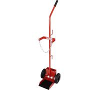 KS Tools - 160.0247 - Chariot à bouteilles - Bac de rangement - Idéal pour le transport de bouteilles d'azote 10L