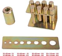 KS-Tools 160.1165 jeu de mandrins de pression performance pour presse d'atelier hydraulique, 8 pièces