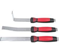 KS Tools 162.0215 Jeu de 3 burins de carrossier extra-plats - Pour séparer | Jeu de 3 burins de carrossier extra-plats