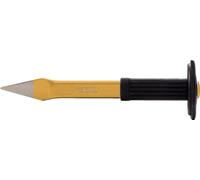 KS Tools Burin / ciseau 162.0293 – 250 mm, poignée de sécurité, forme ovale plate