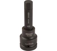 KS TOOLS 2.50cm 1" Douille à embout de force six pans creux long 30 mm 450.0496
