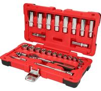 KS TOOLS 3/8" CHROMEplus Jeu de clés à douilles 27 pces 958.0627