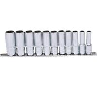 KS TOOLS 3/8" CHROMEplus Jeu de douilles 12 pans longues 11 pcs. 8-19mm 918