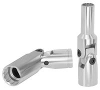 KS TOOLS 3/8" Douille CHROMEplus® 12 pans articulée, 17 mm 918.4858
