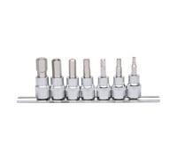 KS Tools 3/8" Jeu de douilles tournevis 6 pans intérieur CHROMEplus, 7 pcs. 4-12 mm Quantité:1