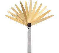 KS Tools 300.0611 Jauge d'épaisseur en laiton antimagnétique 300.0611-8 | Jauge d'épaisseur amagnétique 8 lames, 0,05 à 0,5 mm, L.100 mm