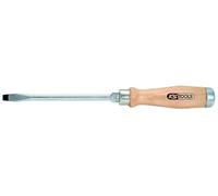 KS Tools 300.1051 Wood Ergotorque MAX frappe Tournevis pour vis à tête | Tournevis ERGOTORQUE® BOISmax à lame traversante Fente - 3,5 mm, précision de serrage, chrome vanadium