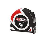 KS Tools 302.0132 Mètre ruban 5m - Mètre 5x19 mm - Enrouleur et arrêt | Mètre à ruban bi-matière ULTIMATE, 5x19 mm, fixation murale