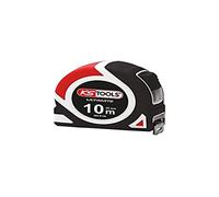KS Tools - 302.0136 - Mètre à ruban - Enrouleur et arrêt automatique - Mètre de classe II 10x25mm - Ruban laqué blanc