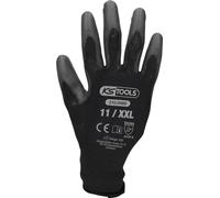 KS Tools 310.0480 Boîte de 12 paires de gants en microfibres | Boîte de 12 paires de gants en microfibres - noirs, taille 11