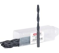 KS Tools 330.1060 Lot de 10 Forets HSS laminés pour métal 6 mm | Lot de 10 forets HSS laminés en métal, Ø6,0 mm, acier HSS