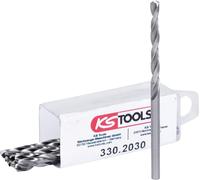 KS Tools 330.2030 Lot de 10 Forets HSS-G meulés 3 mm