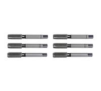 KS TOOLS - 331.0050 - Jeu de 3 tarauds à main HSS, M5 - Résistante aux hydrocarbures, Gris & 331.0040 - Jeu de 3 tarauds à main HSS, M4 - Résistante aux hydrocarbures