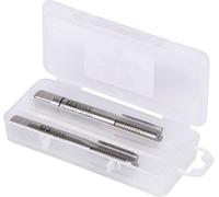 KS Tools - Jeu de 2 tarauds à main 331.1113 HSS MF12 Résistant aux hydrocarbures Gris