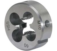 KS Tools 332.1011 Filière extensible HSS M12 | Filière extensible HSS à pas fin, M12 x 1,0, acier HSS