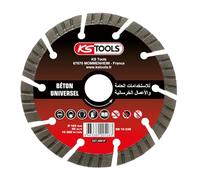 KS TOOLS 337.3001F Disque diamant universel béton (ABT) - disque diamant | Disque diamant universel béton (ABT) diam. 125 mm, alésage 22,23 mm
