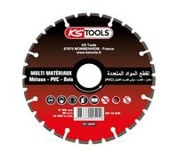 KS TOOLS - 337.3003F - Disque diamant métaux-pvc-bois (AVR) - pour meleuse d'angle sur batterie - disque diamant 125mm