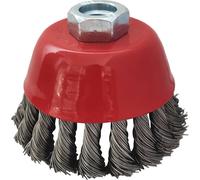 KS Tools 340.0027 Brosse à tube en acier inoxydable 0,5 mm, Ø 90 mm