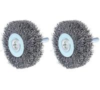 KS Tools 340.0029 - Brosse Circulaire Acier 0,3 mm, Ø 50 mm (Lot de 2)