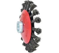 KS Tools Brosse métallique 340.0049 – acier torsadé 0,5 mm, Ø 115 mm