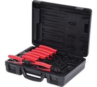 KS Tools 500.1320 Coffret de pinces à circlips intérieur et extérieur, 10 | Coffret de pinces à Circlips intérieurs et extérieurs, 10 pièces, outillage professionnel, chrome vanadium