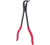 KS TOOLS 500.7053 - Pince Extra-Longue à Bec Demi-Rond Coudé 90° - Gamme Classic - L. 270 mm