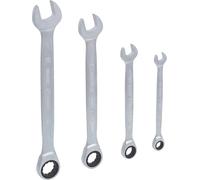 KS Tools 503.4204 Jeu de clé mixte à cliquet CHROMEplus 72 dents 10/13/17/19 mm
