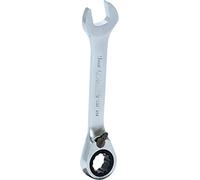 KS Tools 503.4632 Mini clé mixte à cliquet réversible 72 dents 9 mm | Clé mixte courte à cliquet réversible GEARplus®, 9 mm, chrome vanadium