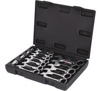 KS Tools 503.4653 503.453 - Coffret de Clé mixte courte à cliquet | Chrome Vanadium, outillage professionnel