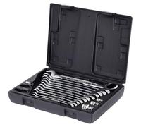 KS Tools 503.4666 Coffret clé mixte à cliquet réversible CHROMEplus 16 pcs | Jeu de clés mixtes à cliquet réversible GEARplus,16 pcs., outillage professionnel, chrome vanadium