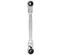 KS Tools Clé polygonale à cliquet articulée réversible GEARplus 10x13/17x19 mm, 4-en-1