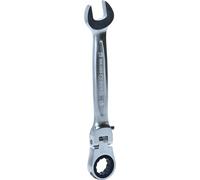 KS Tools Clé mixte 503.4813-E – tête inclinable à cliquet Ø 13 mm, verrouillage, sur support