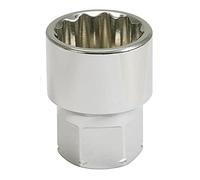 KS Tools 503.4982 - Douille traversante RING STOP® 12 pans - 12 mm - Gamme GEARplus® - En Chrome Vanadium - Finition satinée